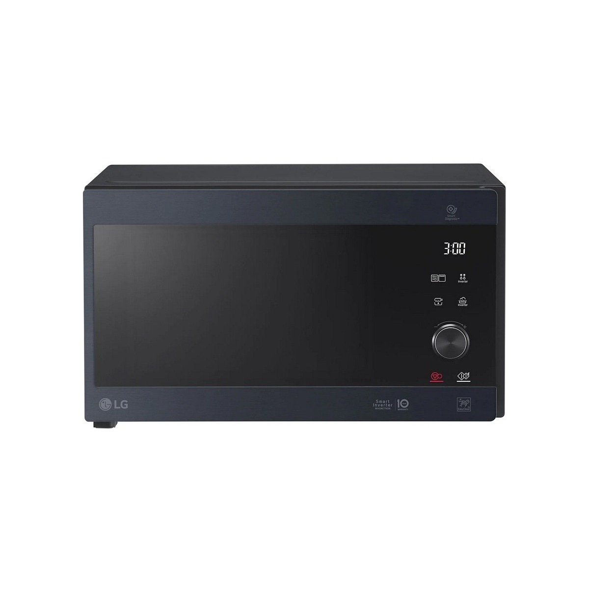Imagem 0 de Micro-ondas com Grill LG MH6565CPW NeoChef™, Smart Inverter, EasyClean™ de 1000 W e Capacidade de 25 Litros - Preto Mate