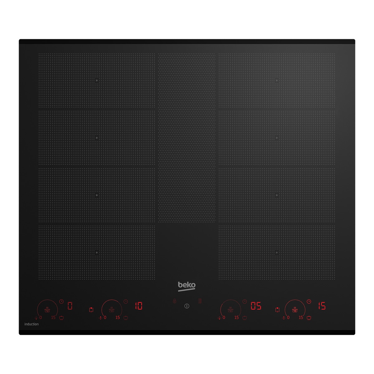 Placa inducción Beko zonas Flex - HII 68811 NT Negro-1