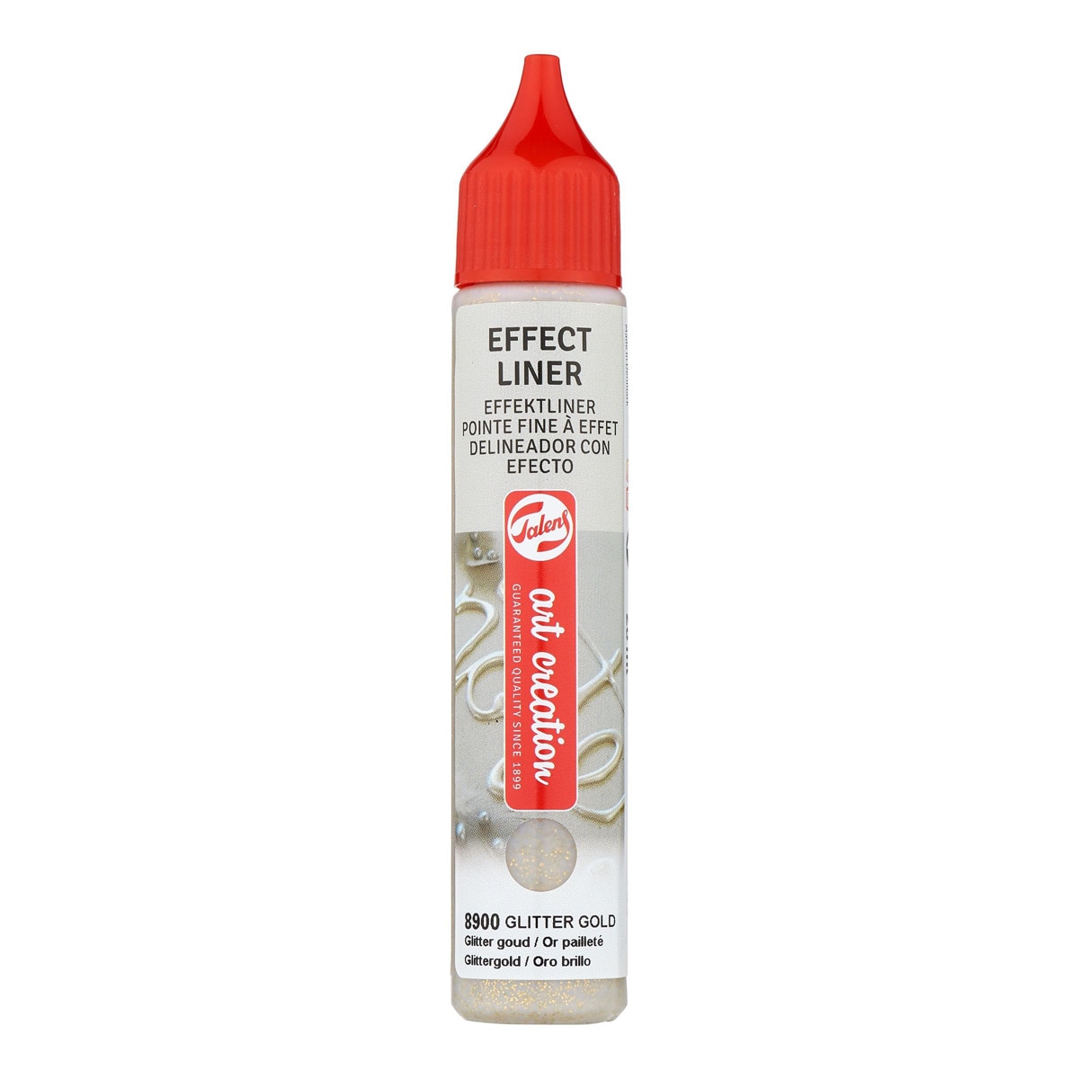 Tubo de Tinta Delineador com Efeito de 28 ml - Dourado Brilho Ouro-1