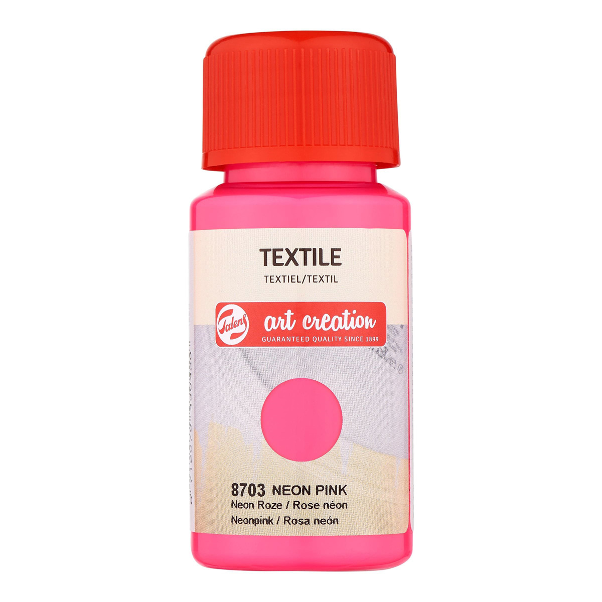 Frasco de Tinta Têxtil de 50 ml - Rosa Néon Rosa Néon-1