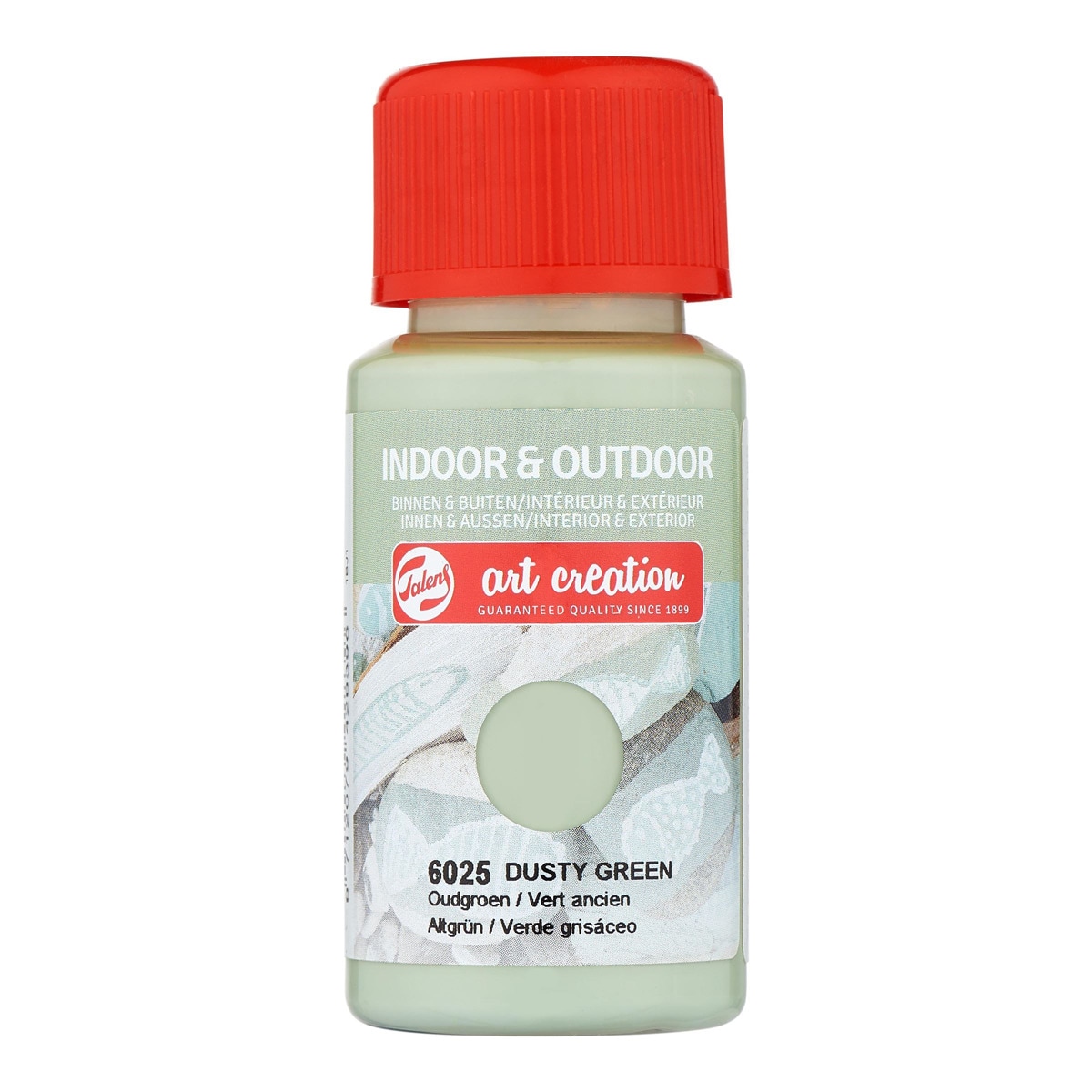 Imagen 0 de Bote de Pintura para Interior y Exterior de 50 ml Art Creation Verde Gris