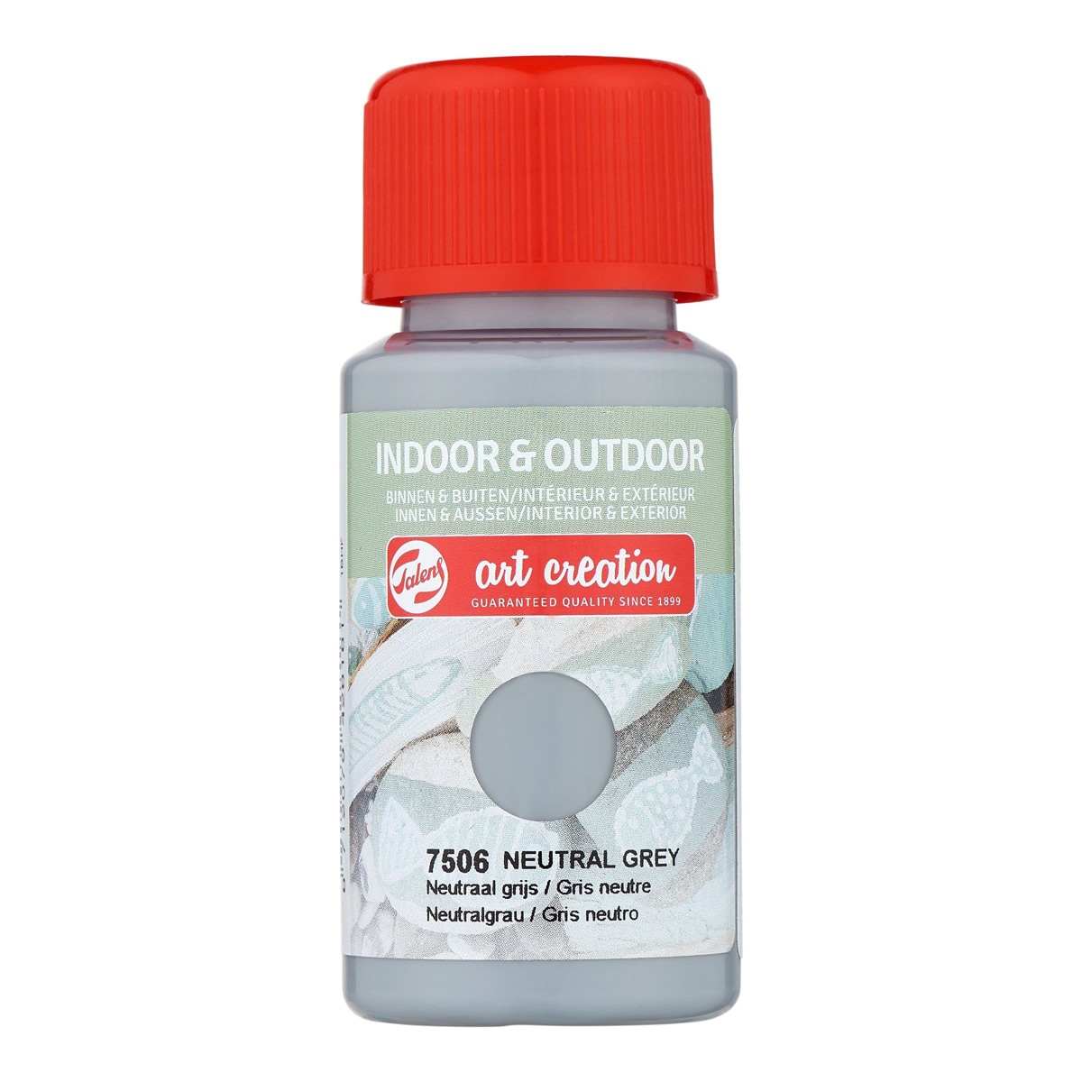 Frasco de Tinta para Interior e Exterior de 50 ml - Cinzento Neutro Cinzento-1