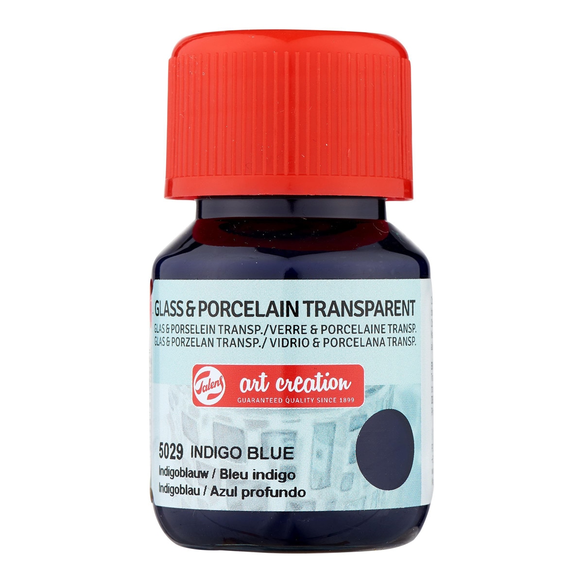 Imagem 0 de Frasco de Tinta Transparente para Vidro e Porcelana de 30 ml Art Creation Azul Profundo