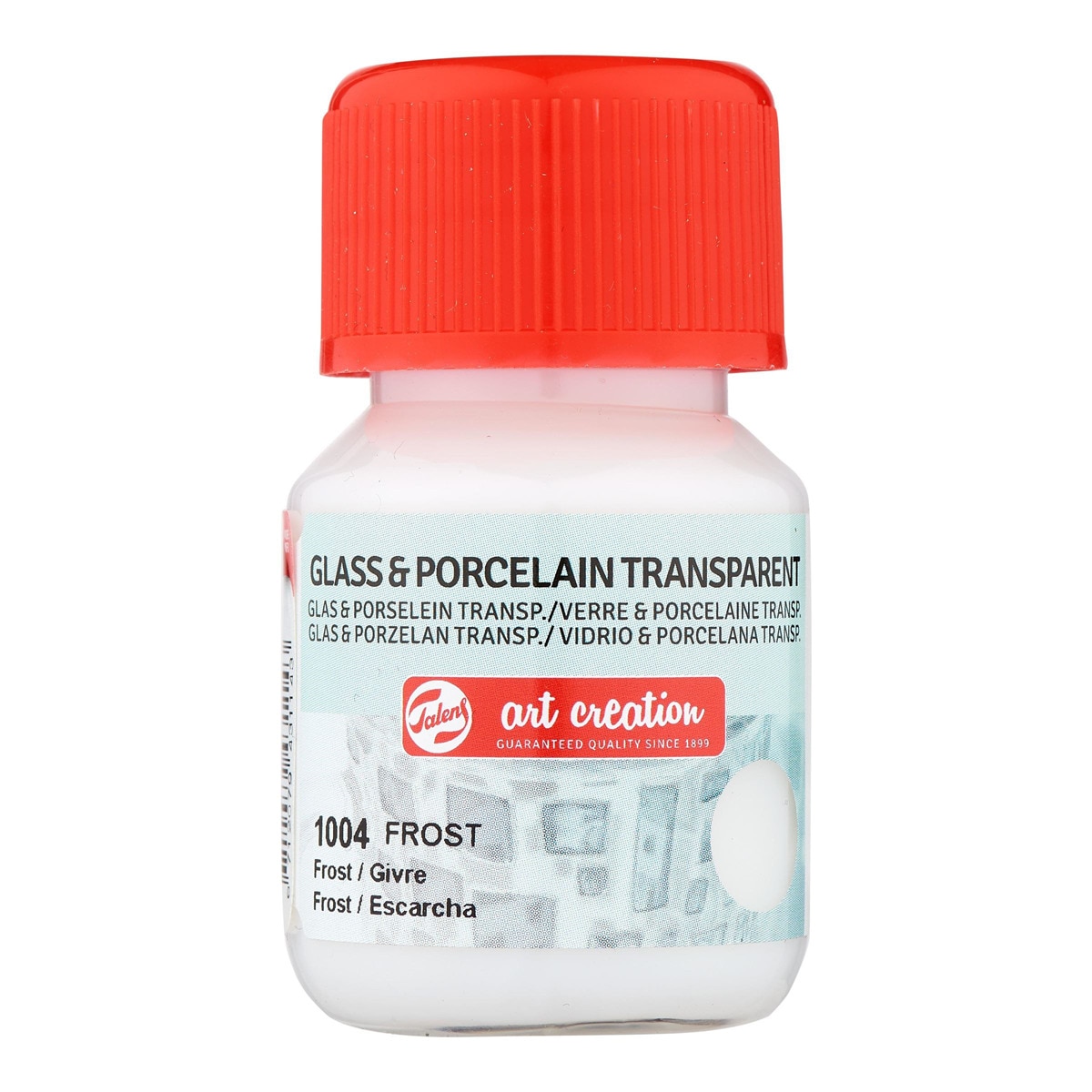 Bote de Pintura Transparente para Vidrio y Porcelana de 30 ml Art Creation Escarcha 1
