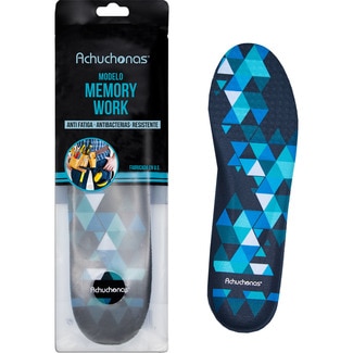 plantilla Memory Work anti fatiga - antibacterias - resistente talla 40-45 bolsa 1 unidad - Achuchonas