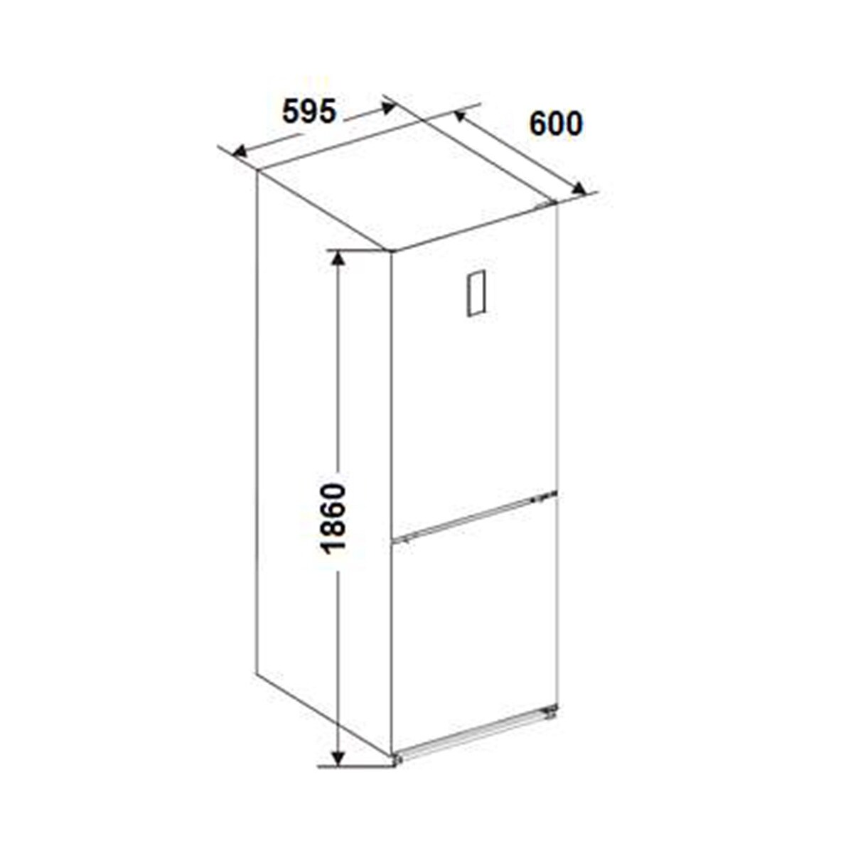 Frigorífico combi Fagor Total No Frost - 3FFK-6644X Inox-2