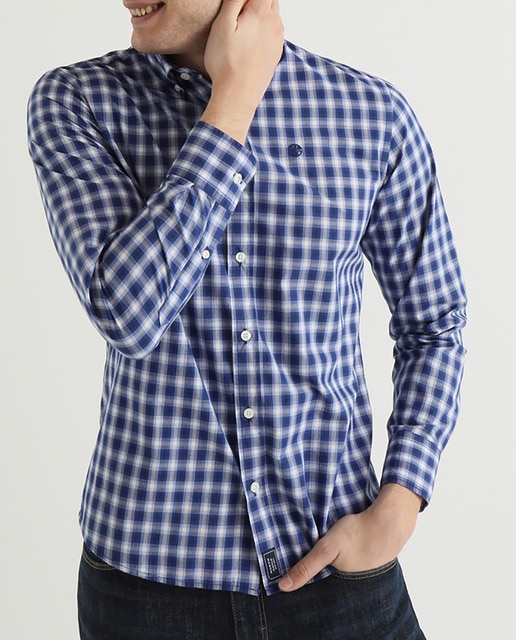 Imagen 0 de Camisa de hombre regular de algodón jacquar