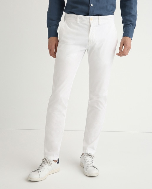 Imagen 0 de Chino de hombre slim blanco