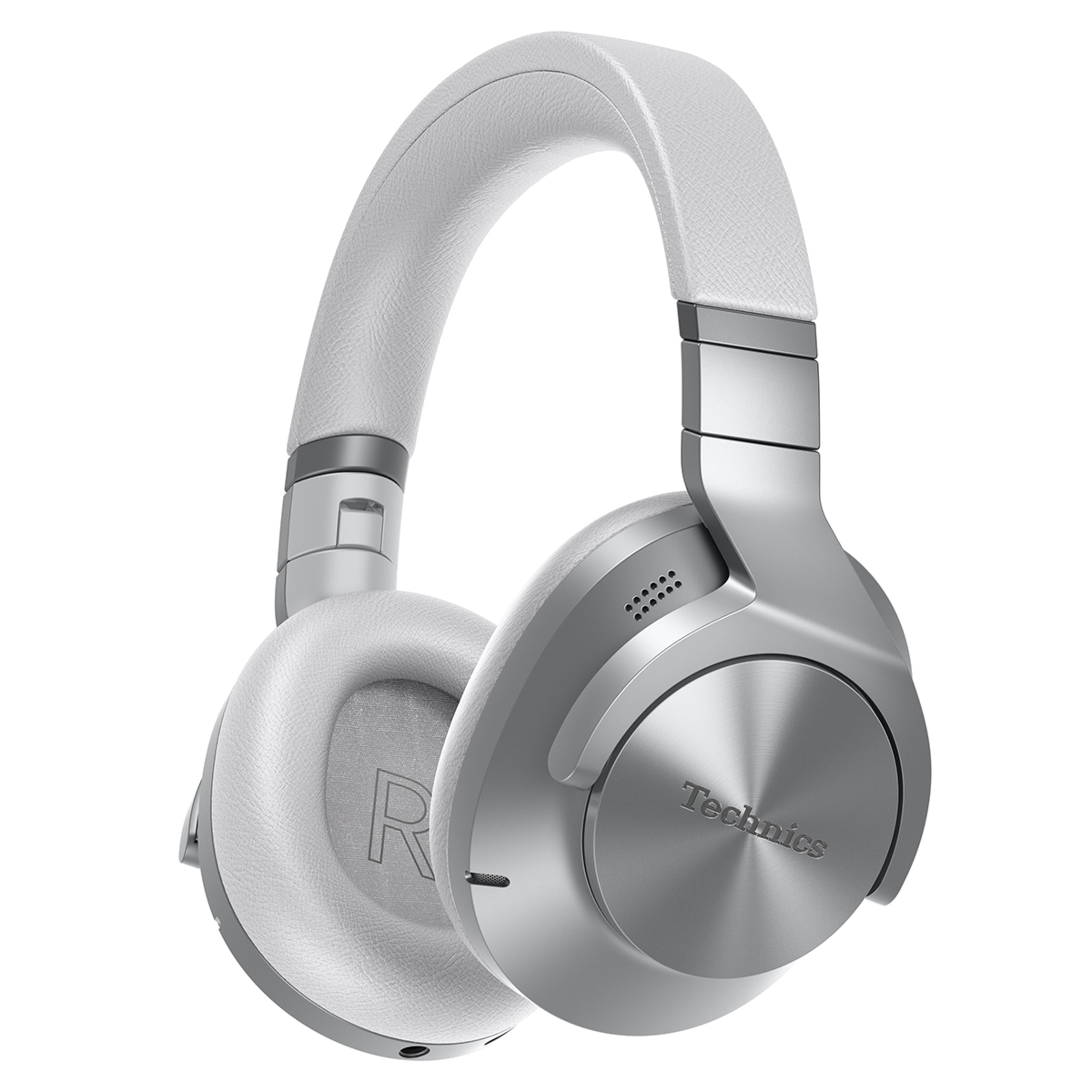 Auriculares de diadema Technics EAH-A800E-S Bluetooth con cancelación de ruido (Reacondicionado Casi a estrenar) Plata-1