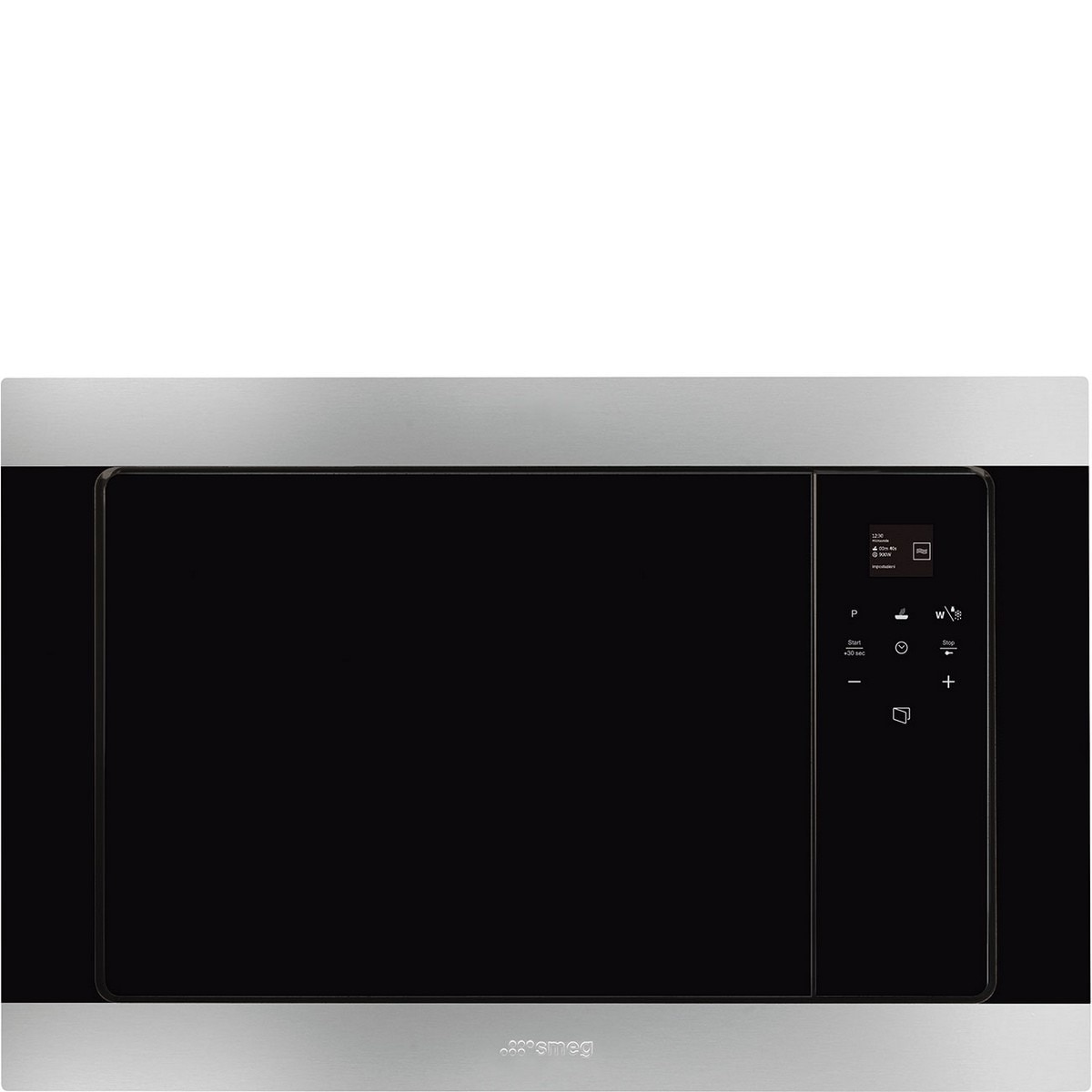 Micro-ondas com Grill Encastrável Classica Smeg FMI320X2 de 850 W e Capacidade de20 Litros - Aço Inox Anti-dedadas Aço inoxidável-1