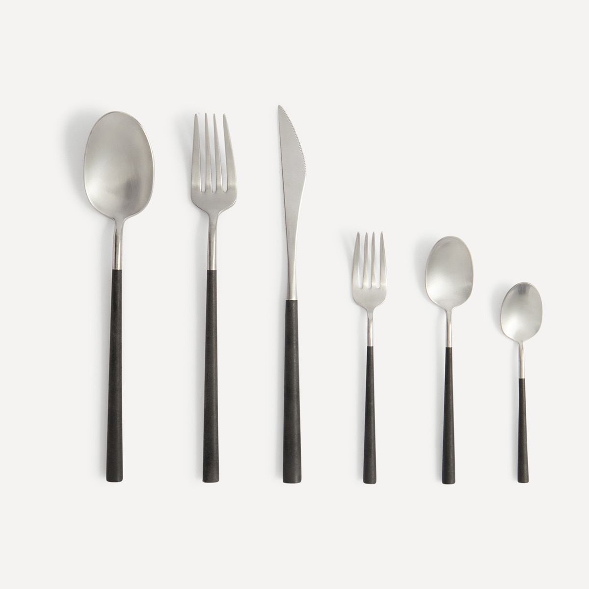 Colher para servir saladas Neo Preto Metálico-5