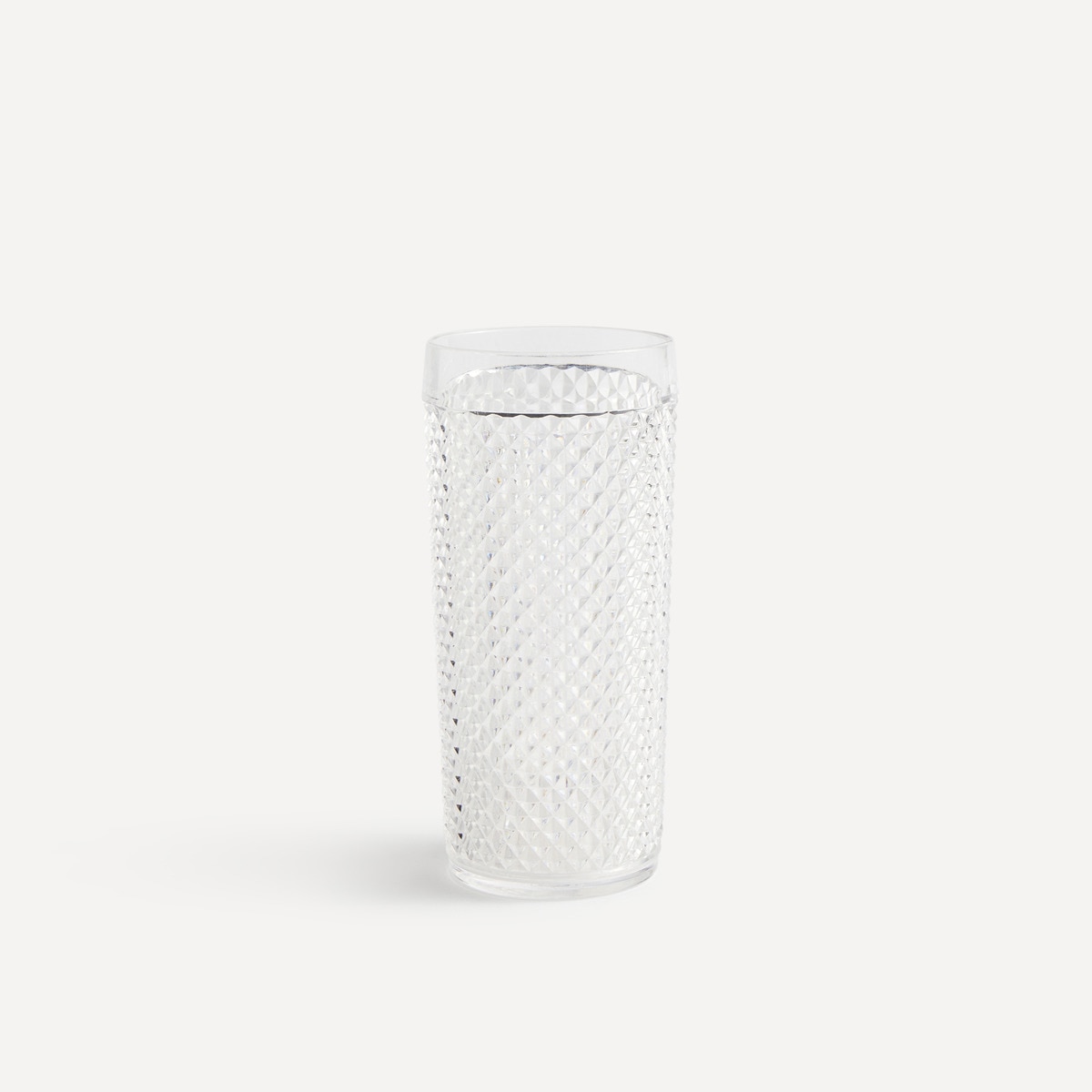 Vaso de agua alto acrílico Picas El Corte Inglés Cristal-1