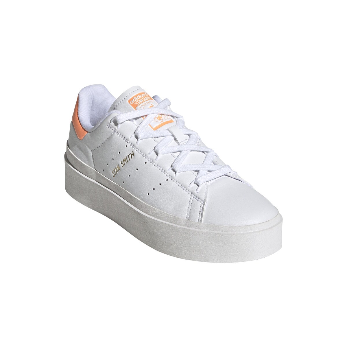Sapatilhas casual de mulher Stan Smith Bonega adidas Originals Branco / Laranja-2