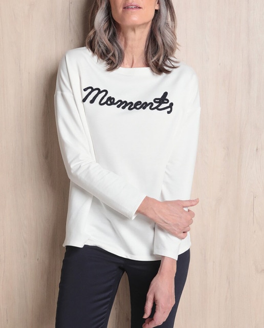 Imagen 0 de Sudadera de mujer Woman Weekend con mensaje delantero