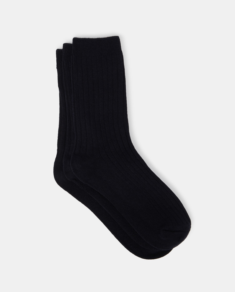 Imagen 0 de Pack de 3 calcetines infantiles de canalé