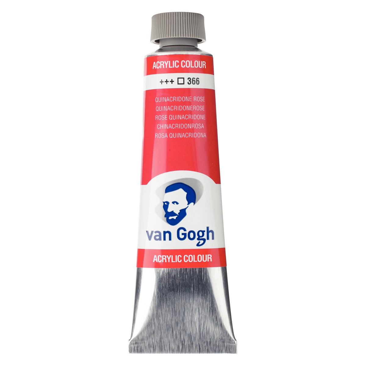 Tubo de Pintura Acrílica 40 ml Van Gogh Color Rosa Quinacridona 1