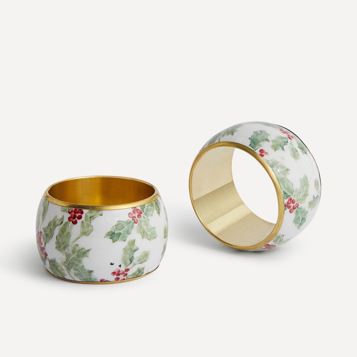 Set de 2 servilleteros Acebo El Corte Inglés Multicolor-2
