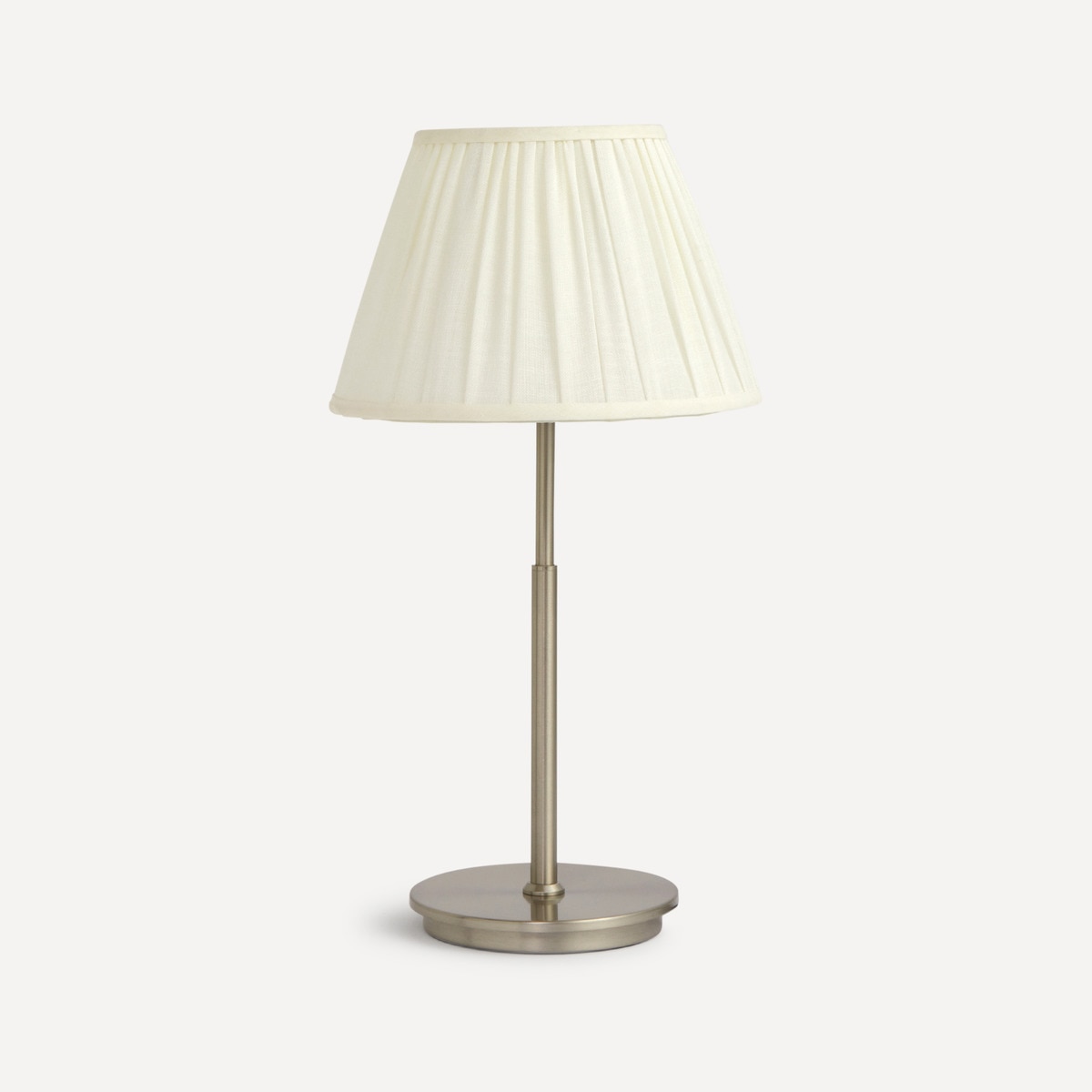 Abajur tronco plissado Toulousse Branco-marfim-5