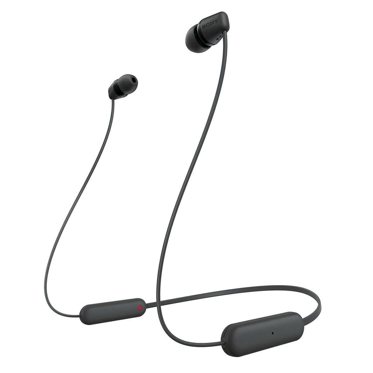 Auriculares Sony WI-C100 Bluetooth - Preto Preto-1