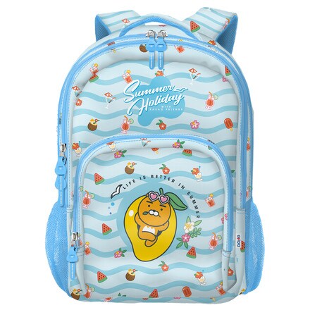 DOHE Dreifach-Federmäppchen Kakao Friends – 23x12,5x2,5 Cm, Polyester, Blau