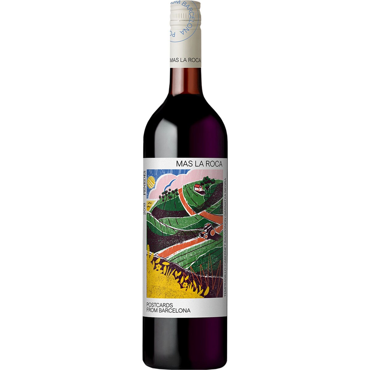 vino tinto tempranillo cabernet sauvignon garnacha DO Penedés botella 75 cl