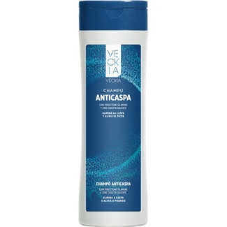 champú anticaspa con piroctone olamine y zinc coceth sulfate frasco 400 ml elimina la caspa y alivia el picor - Veckia