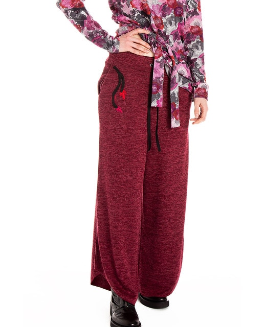 Imagen 0 de Pantalón de mujer en tricot con cinturilla elástica