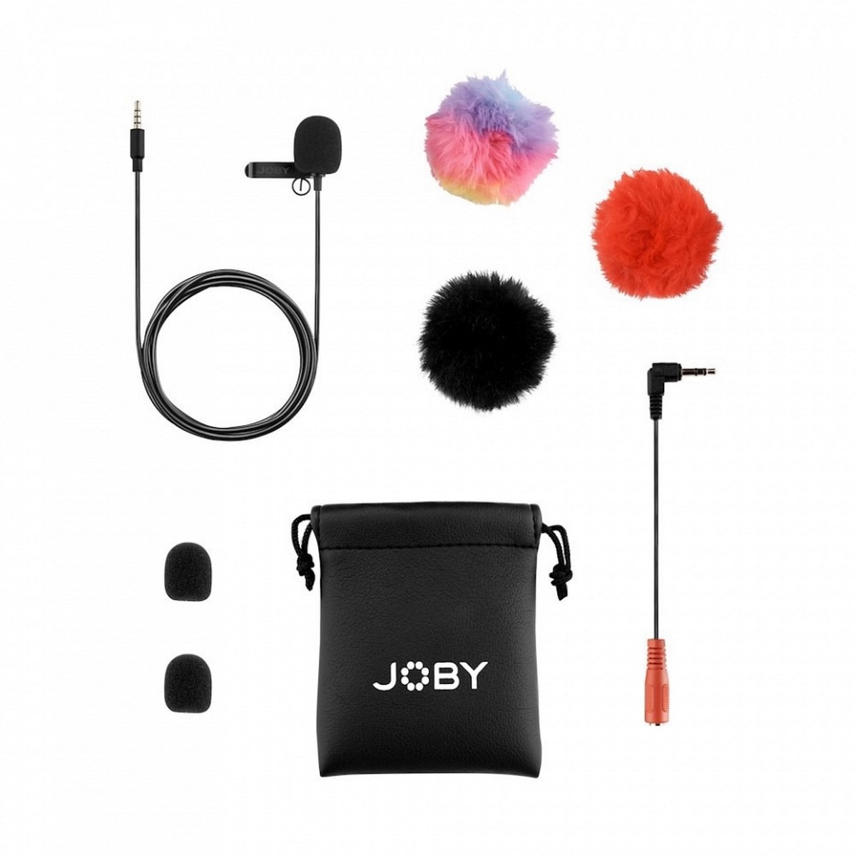 Microfone de Lapela Joby Wavo Lav para Telefones ou Câmaras Fotográficas com Acessórios Coloridos e Elegantes 4