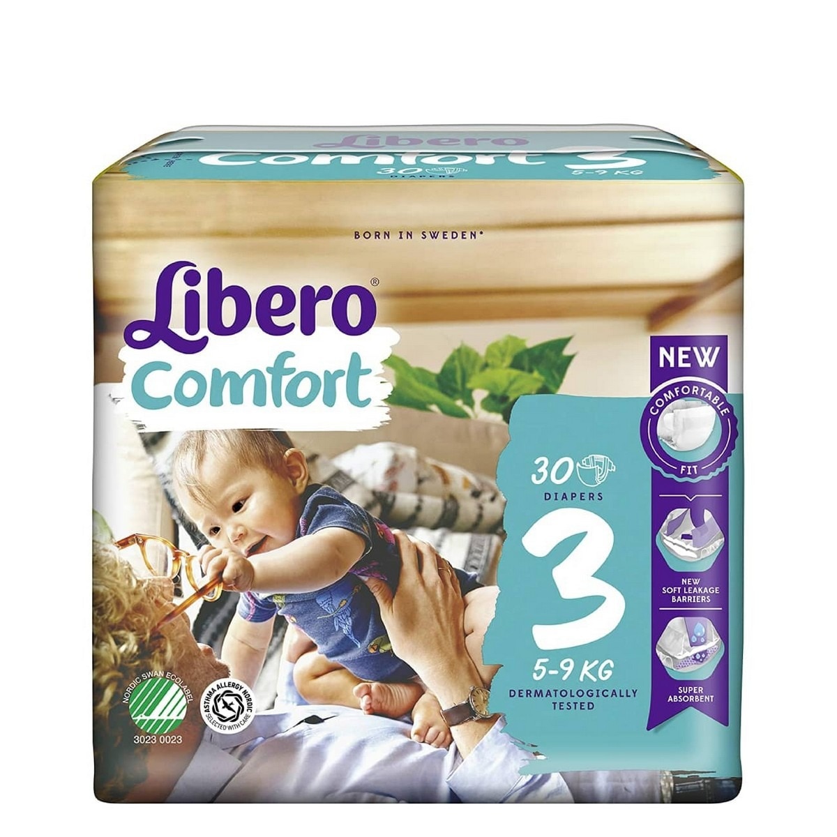 Imagem 0 de Fraldas Confort T.3 5-9 Kg - 30 un.