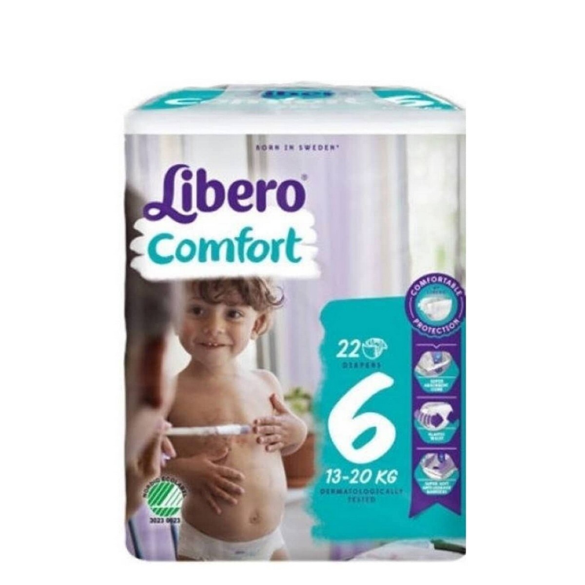 Fraldas Comfort Fit T.6 XL 13-20 kg - 22 un. 1