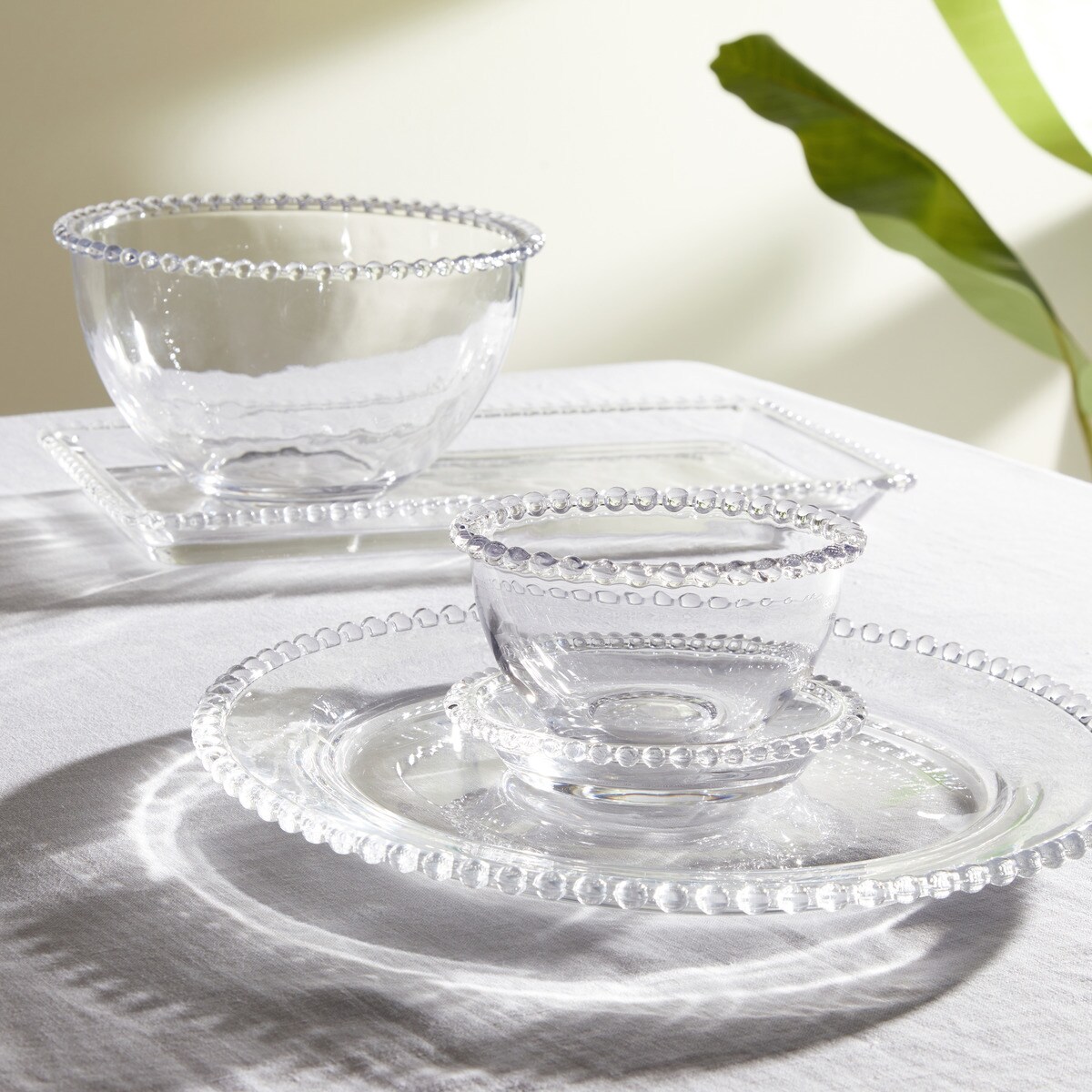 Prato de pão Alicia Transparente-6