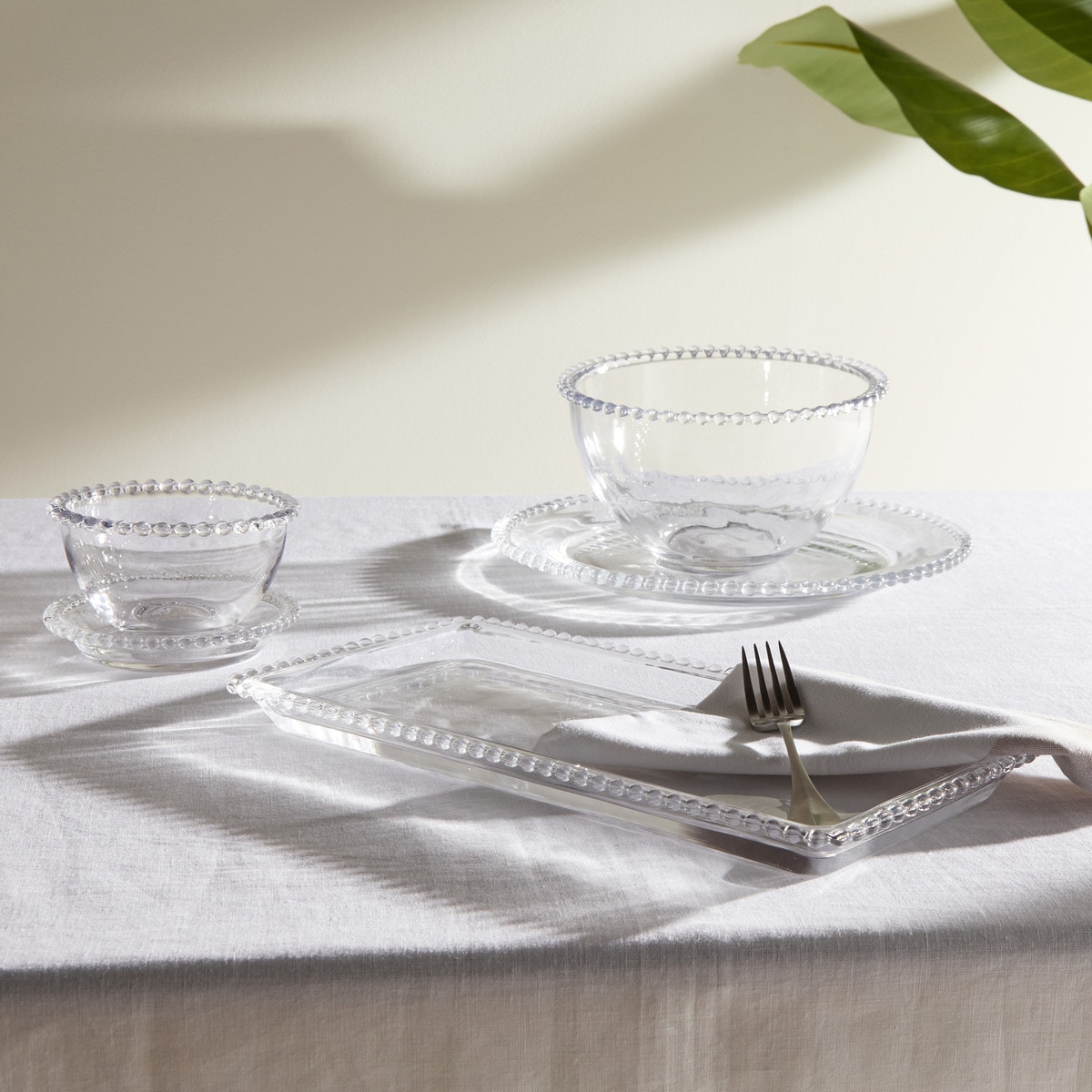 Prato de pão Alicia Transparente-5