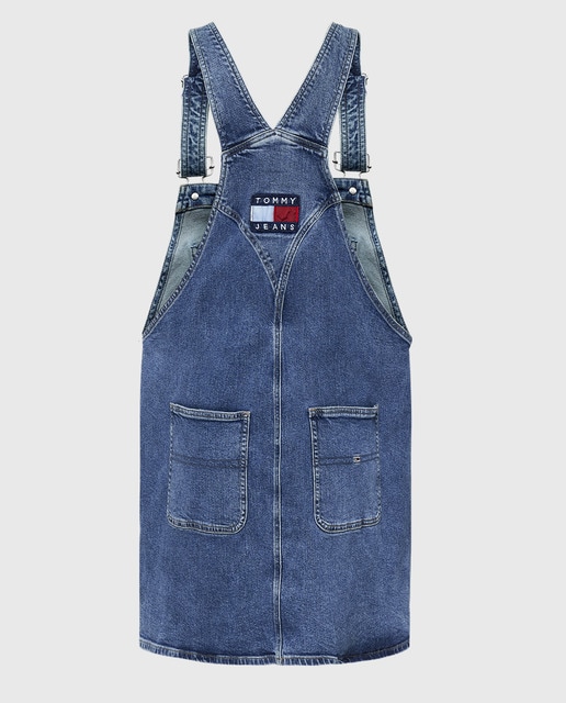 Imagen 0 de Vestido tipo peto vaquero