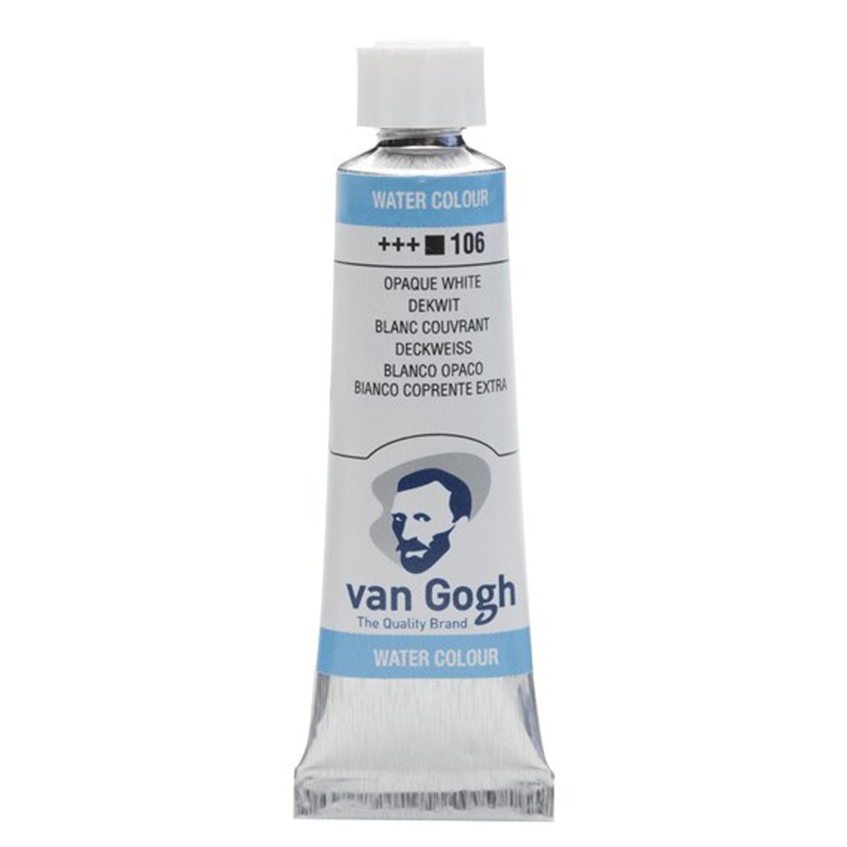 Tubo de Tinta de Aguarela de 10 ml - Branco Branco-1