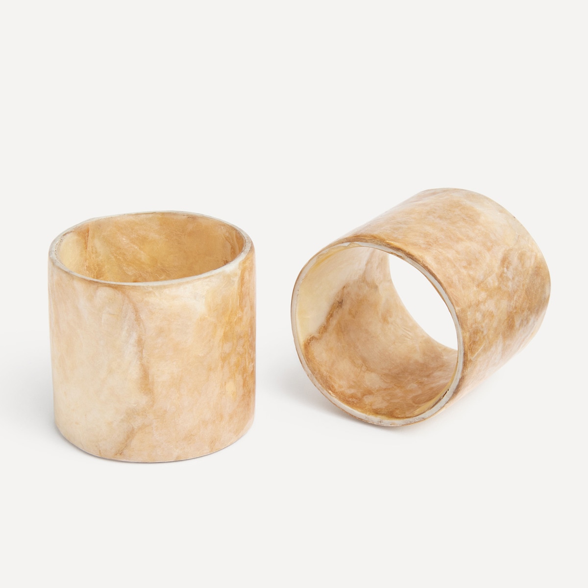 Conjunto de 2 Porta-Guardanapos Nácar Dourado-2