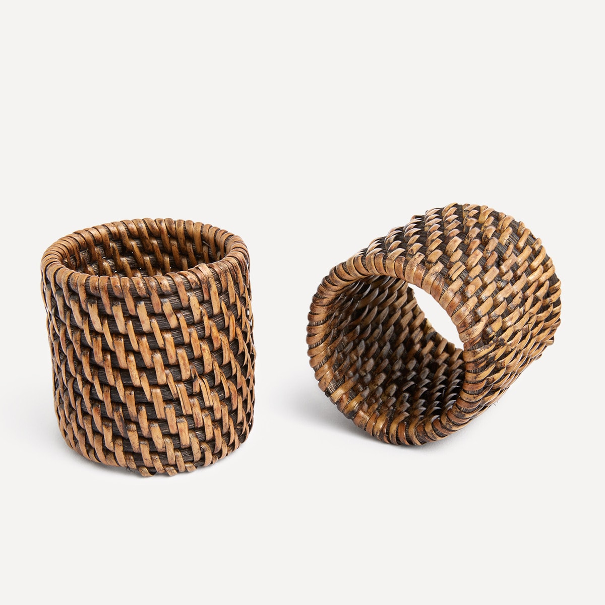 Conjunto de 2 Porta-Guardanapos Salgueiro Castanho-2