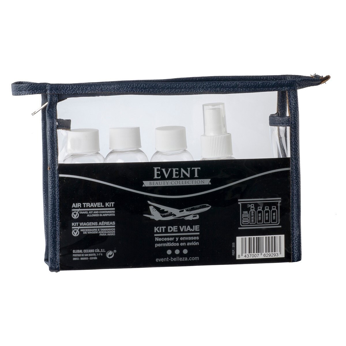 Necessaire de Viagem Maxi para Avião - 6 Peças 2