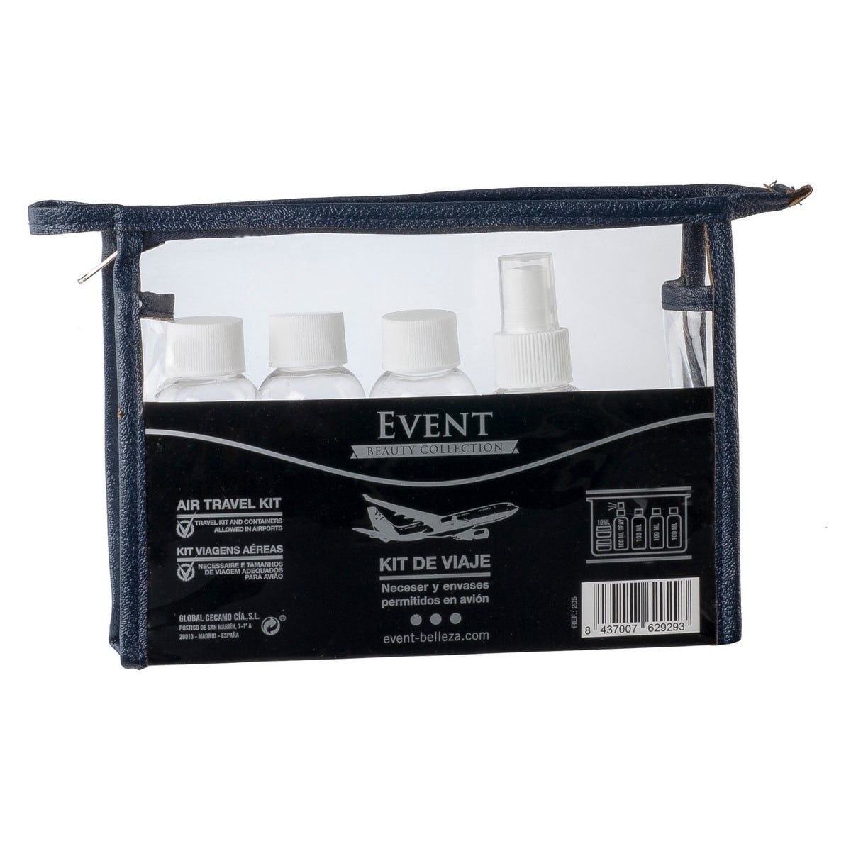 Necessaire de Viagem Maxi para Avião - 6 Peças 2