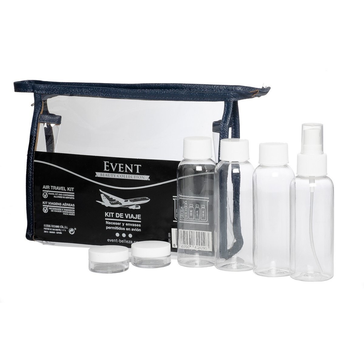 Necessaire de Viagem Maxi para Avião - 6 Peças 1