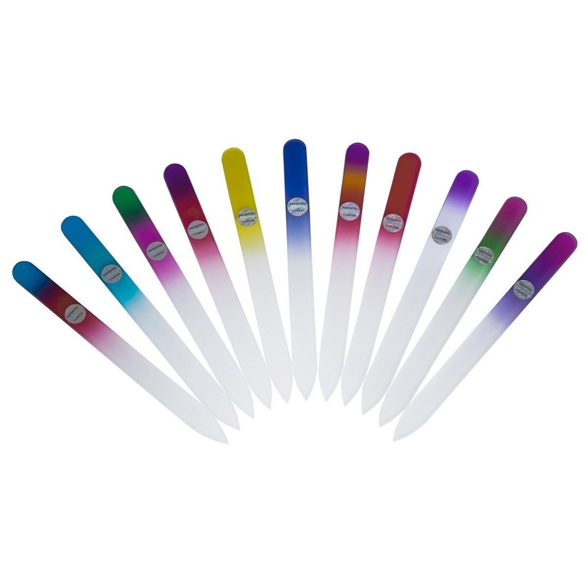 Lima de Vidro Cores Sobrepostas Dupla Face - 1 un. 4