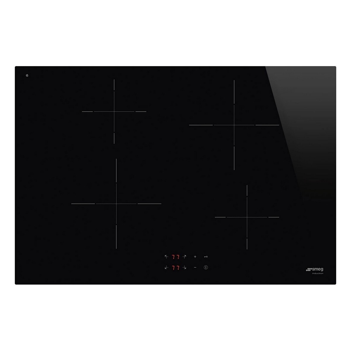 Placa de Indução Smeg Universal SI2741D MultiZona de 75 cm - Ceran Preto Preto-2