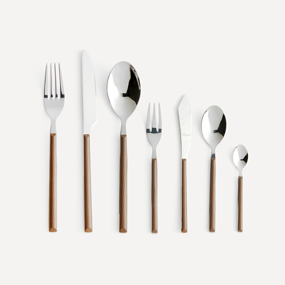 Garfo de mesa Native El Corte Inglés Castanho-escuro-4