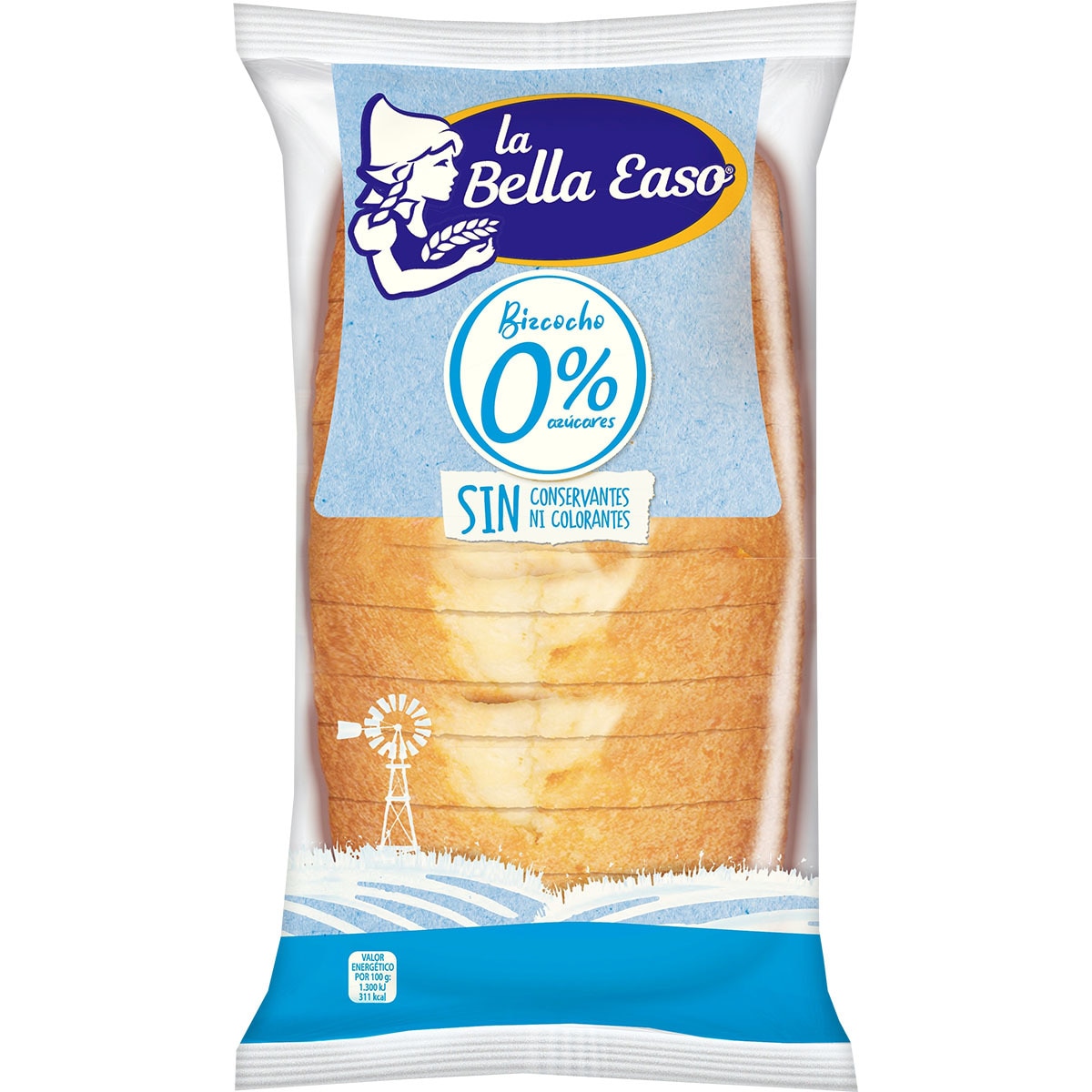 bizcocho 0% azúcares añadidos envase 230 g