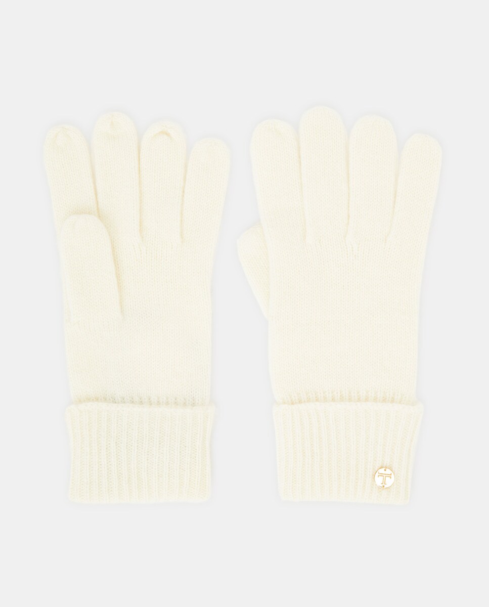 Gants en maille  % cachemire