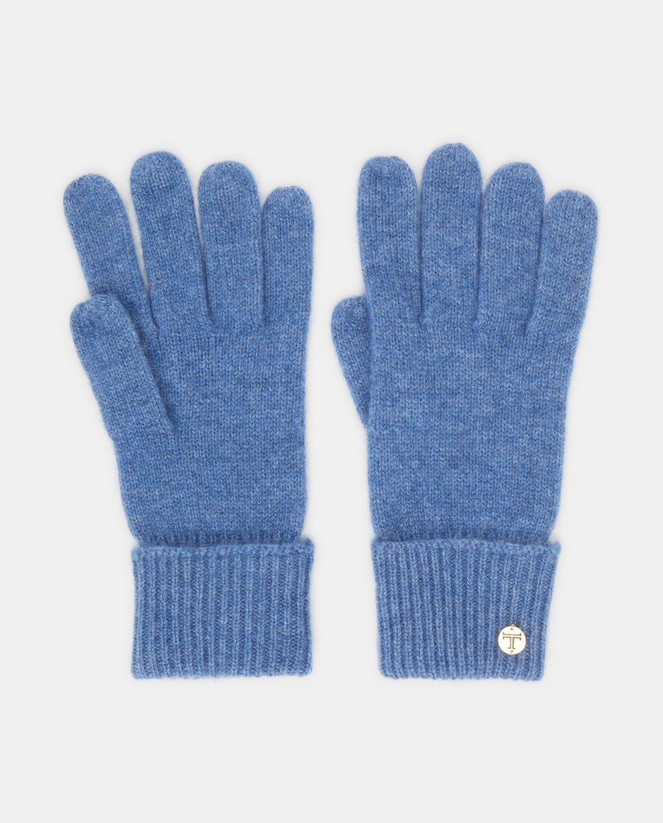 Gants en maille  % cachemire