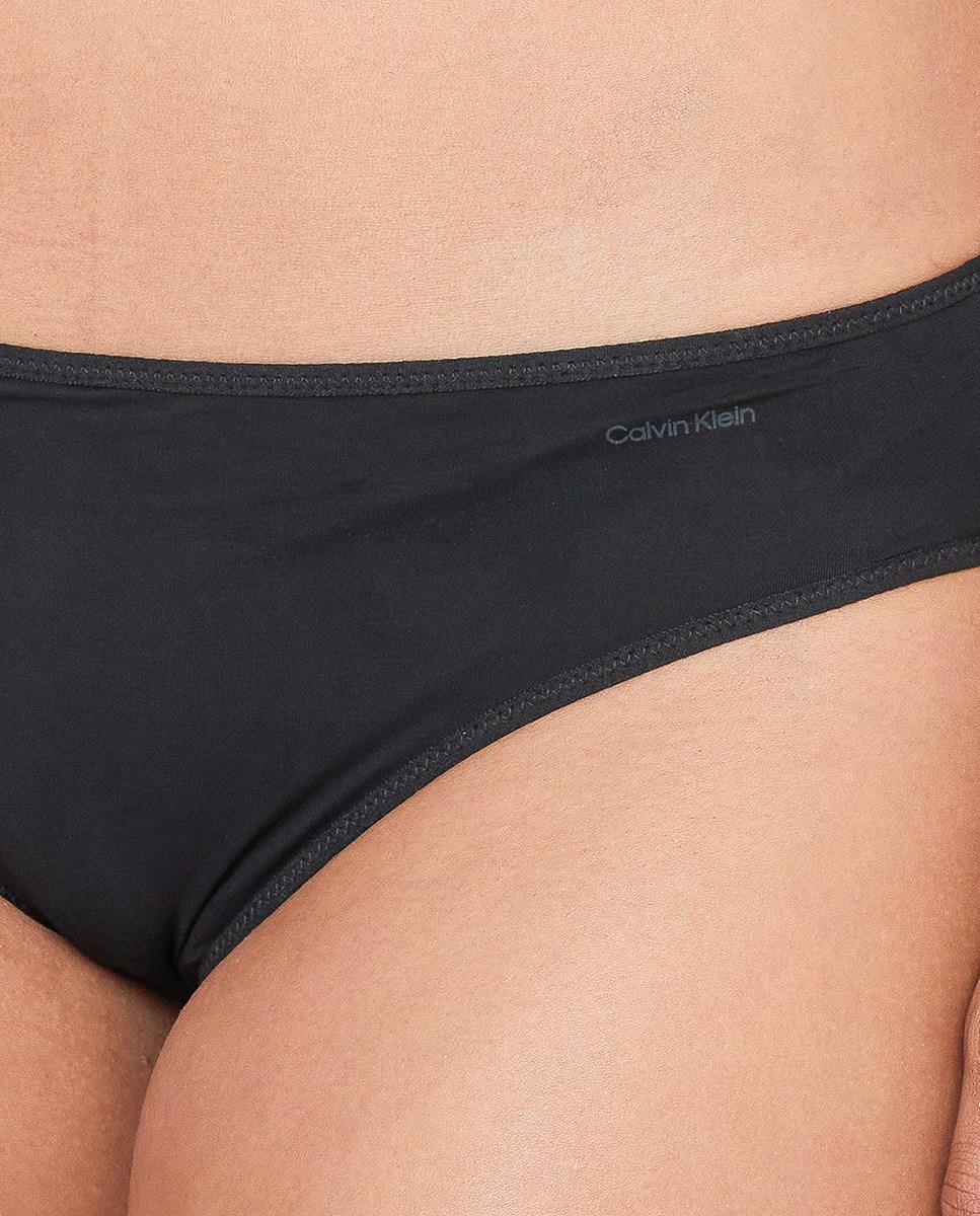 Cueca Clássica - Sheer Marquisette Preto-3