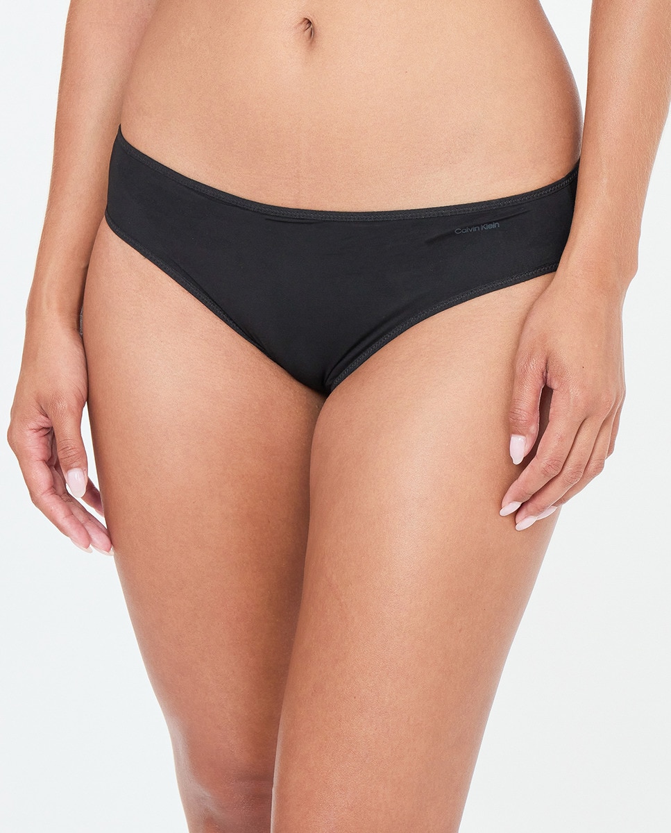 Cueca Clássica - Sheer Marquisette Preto-1