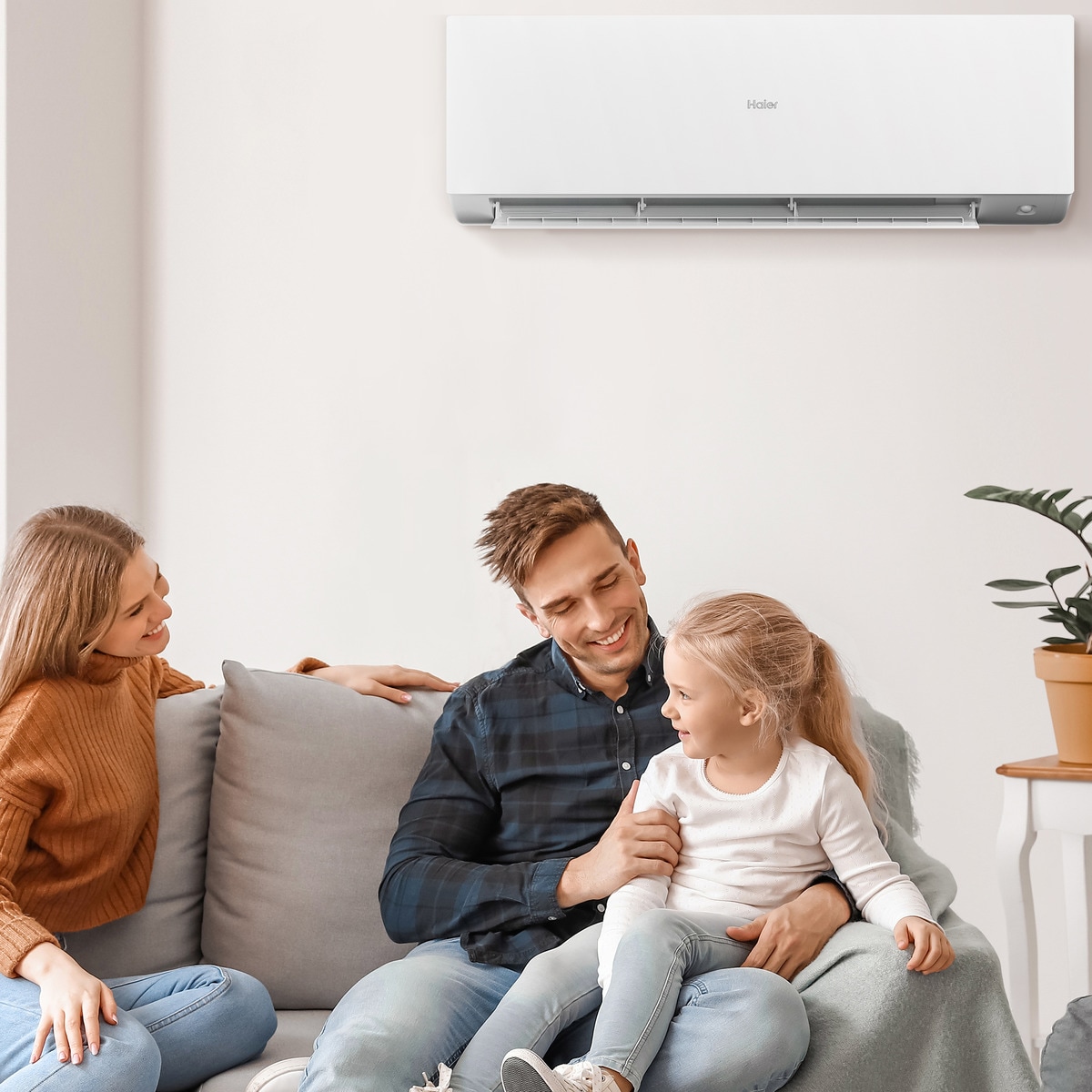 Aire acondicionado Split 1x1 Haier Inverter con 2.408 frig/h y 2.752 kcal/h  - Expert 25 Blanco-8