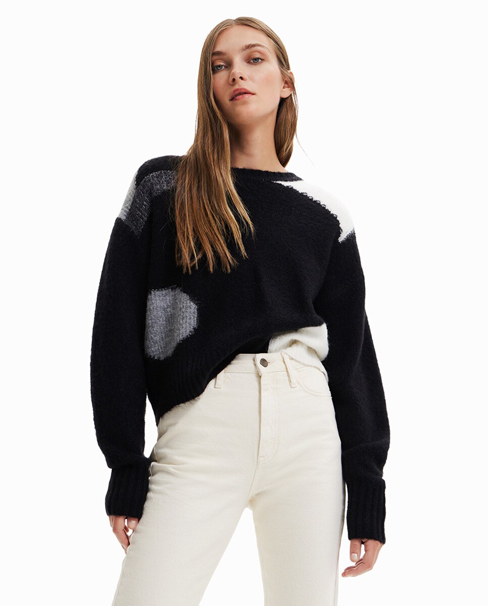 Desigual WoMens Black Knitwear - Size Medium