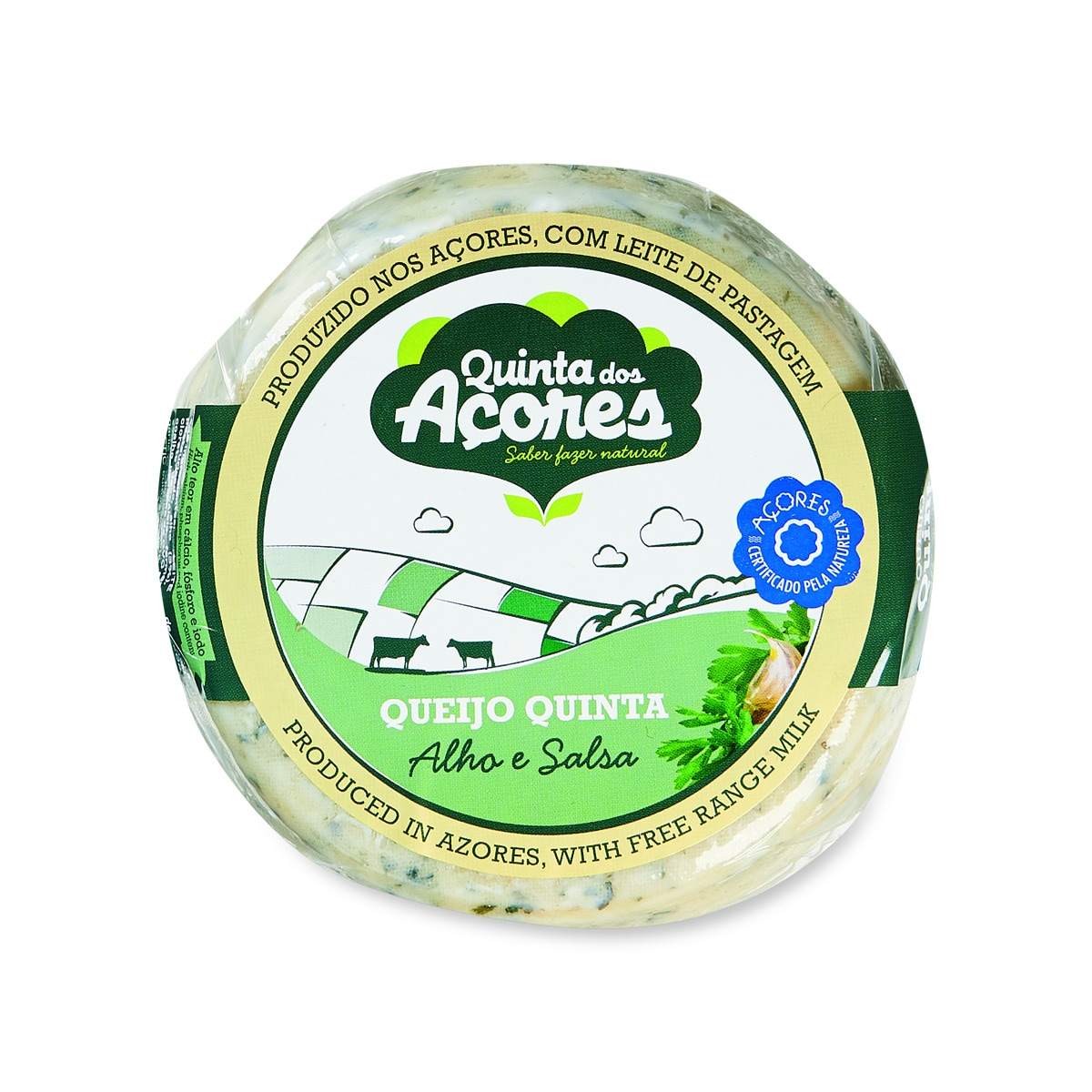 Queijo da Ilha com Alho e Salsa unidade 400 g